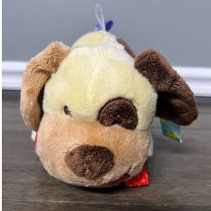 Taggies Tales Dog Puppy Plush Lovey Security Blanket Sensory Toy Soft